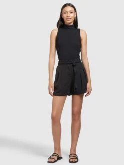 Khujo Shorts Loosefit Hose Elida Frauen Schwarz 12 Khujo Shorts Loosefit Hose Elida Frauen Schwarz -Khujo dbc721459c0fcaebdff626bfc9acd7b7