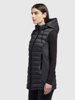 Khujo Westen Weste Becca Frauen Schwarz -Khujo dccd7cbc2853d0503eed7e8a62dc721f