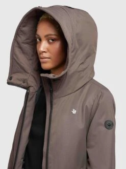 Khujo Übergangsmäntel Jacke Lisad Frauen Mokka -Khujo dd00636e81897667476e198a259b273b