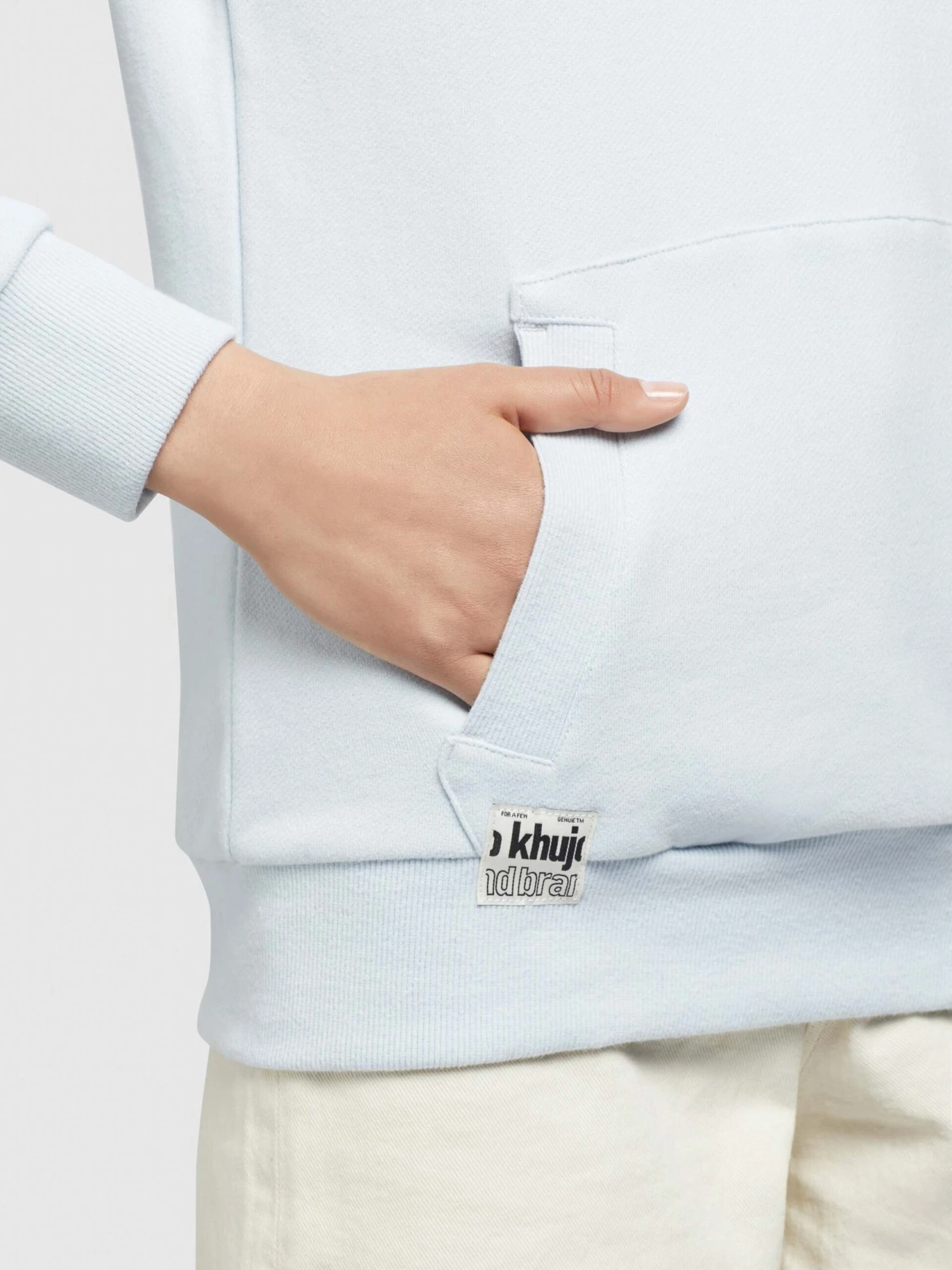 Khujo Hoodies Sweatshirt Rhabea Frauen Hellblau 9 Khujo Hoodies Sweatshirt Rhabea Frauen Hellblau – Bild 8