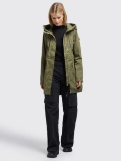 Khujo Parka Mantel Aira Frauen Oliv -Khujo dec32622bc03810b51eb2269e6fc9ec4