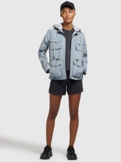 Khujo Übergangsjacken Jacke FLAMES Frauen Hellblau -Khujo df694f2caa10f2b3760fdf5849c9e5d9