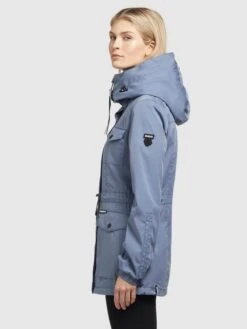 Khujo Parka Jacke ELST Frauen Blau -Khujo e0929637cd576a68cc3a81321bb233ce