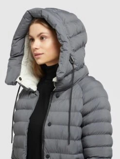 Khujo Wintermäntel Mantel Niana Frauen Anthrazit -Khujo e20bc6db7cccb60cd88fa1eef681789e