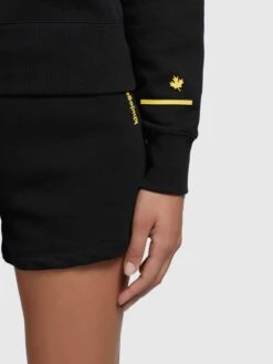 Khujo Langarmshirts Sweatshirt Dalia Frauen Schwarz -Khujo e63e068fd313460a62b180603d753da3