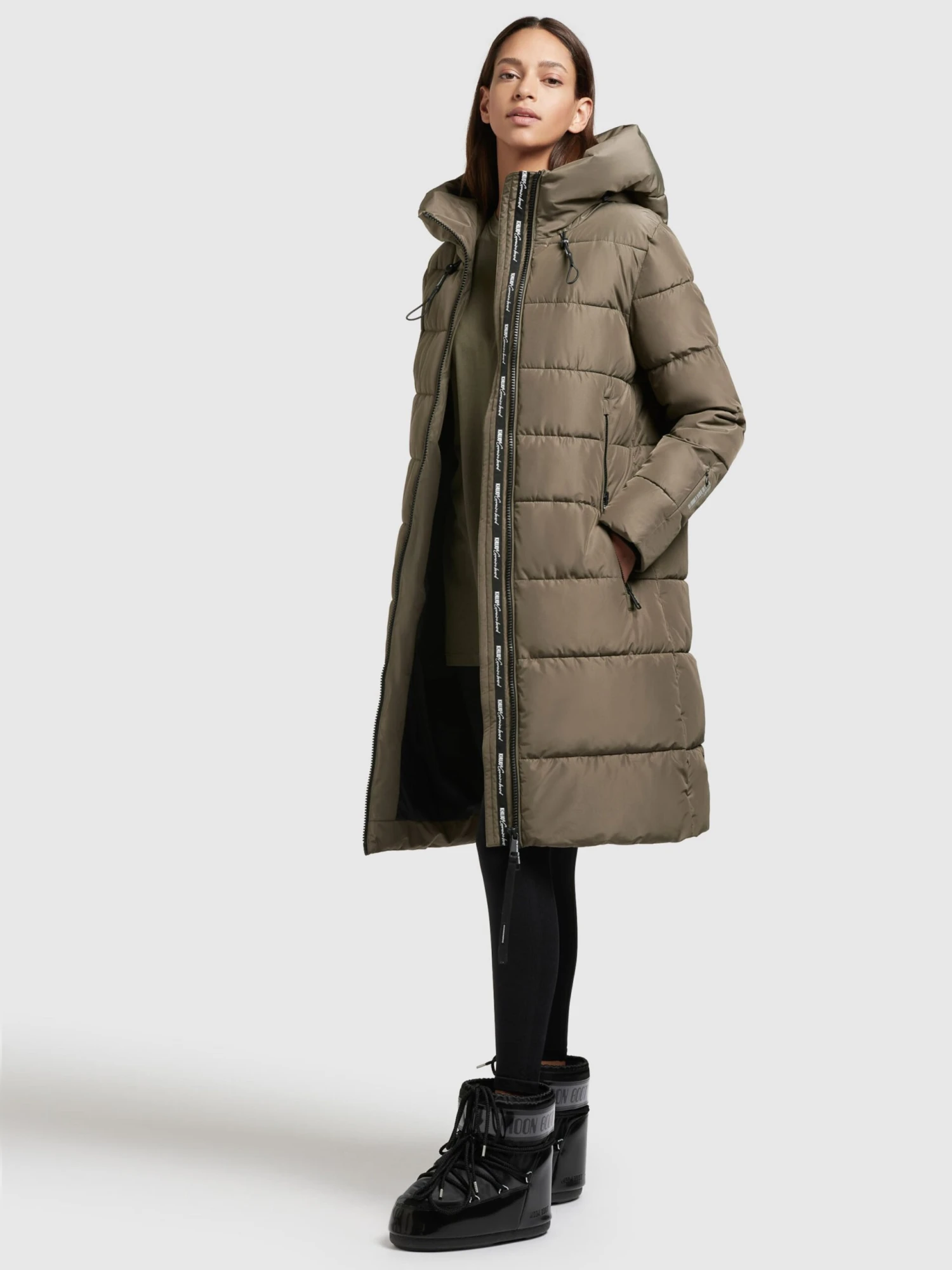 Khujo Wintermäntel Mantel Jilias 3 Frauen Khaki 5 Khujo Wintermäntel Mantel Jilias 3 Frauen Khaki – Bild 3