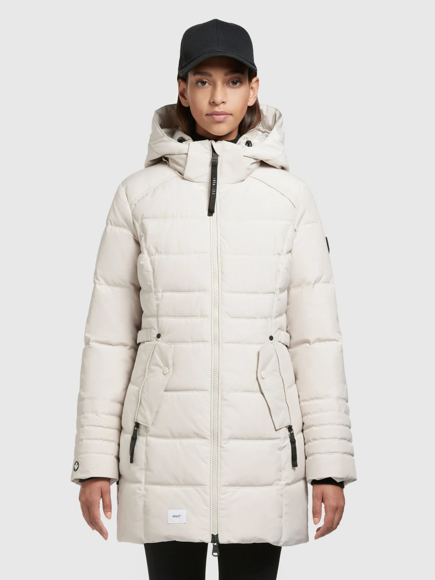 Khujo Kurzmäntel Jacke Amary Frauen Offwhite 4 Khujo Kurzmäntel Jacke Amary Frauen Offwhite – Bild 2