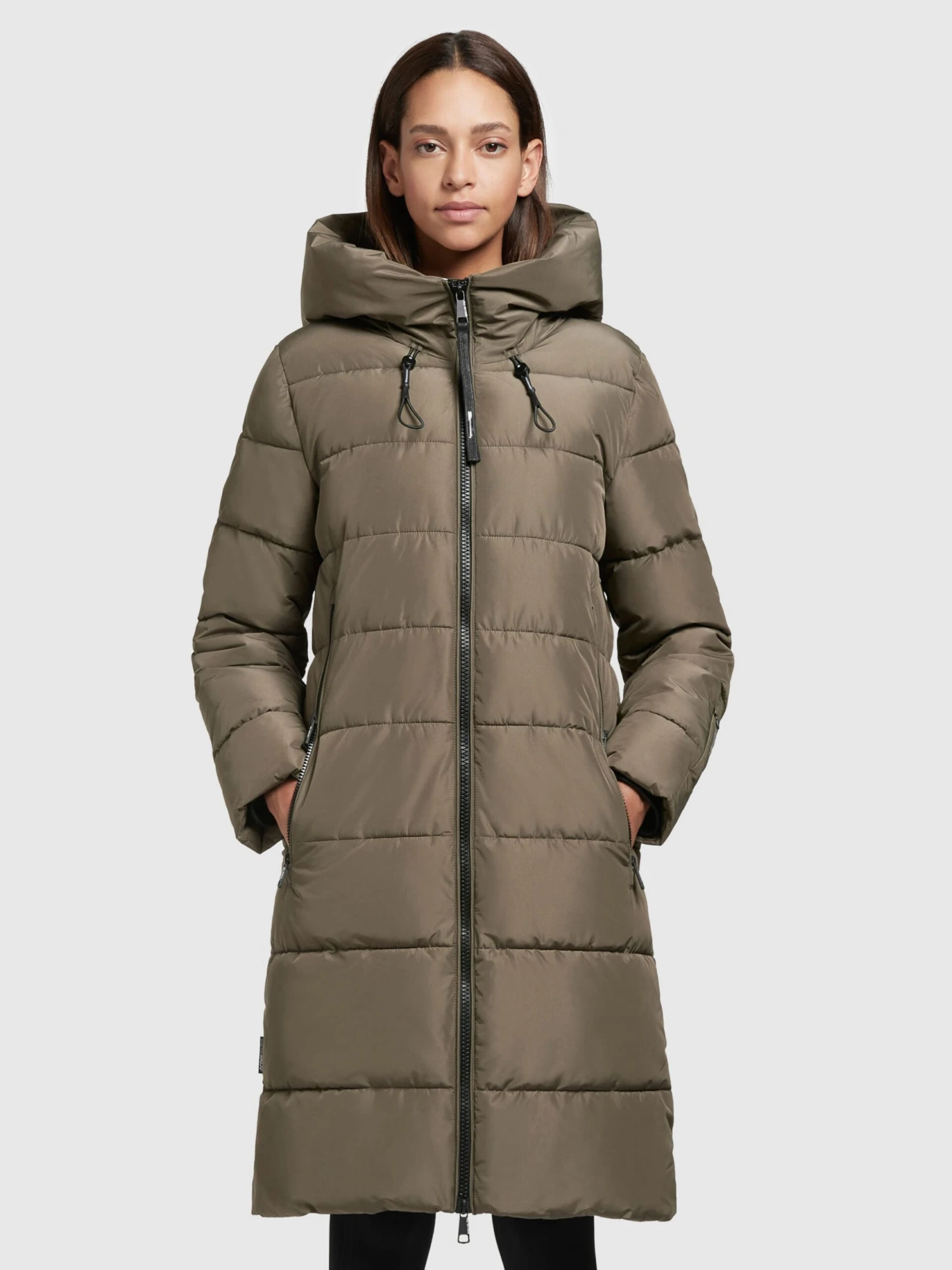 Khujo Wintermäntel Mantel Jilias 3 Frauen Khaki 4 Khujo Wintermäntel Mantel Jilias 3 Frauen Khaki – Bild 2