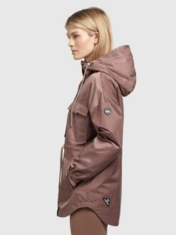 Khujo Übergangsjacken Jacke PRAYATA Frauen Braun -Khujo f31f79002e37ec28e27a57a719621823