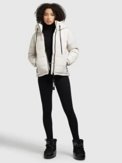 Khujo Winterjacken Jacke Joilee Frauen Offwhite -Khujo f3a2c3342bc962272306fa8b19d4a630