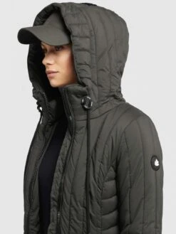 Khujo Winterjacken Mantel Jerry Frauen Oliv -Khujo f3ee75166136b0be5b0b9f14d7876eb2