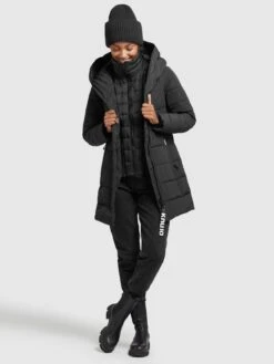 Khujo Kurzmäntel Mantel Floyt Frauen Schwarz 16 Khujo Kurzmäntel Mantel Floyt Frauen Schwarz -Khujo f4ce8737ff5b3f22aaba1e7a9df60d10