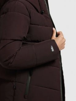 Khujo Winterjacken Jacke Fames Frauen Weinrot -Khujo f747aa600e896669825f5e3fe59944e6