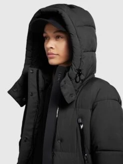 Khujo Übergangsmäntel Mantel Melona Frauen Schwarz -Khujo f8492d573af5063dfd90c83a7c4fa3bf