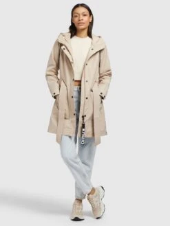 Khujo Übergangsjacken Mantel Lauren Frauen Khaki -Khujo fa0045e505aef46e7dc32e33319307f4