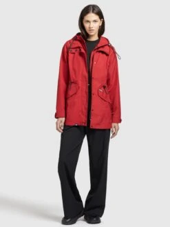 Khujo Parka Übergangsjacke FELINA Frauen Rot -Khujo fa946f692e98f8daa0a9caf6c18ee627