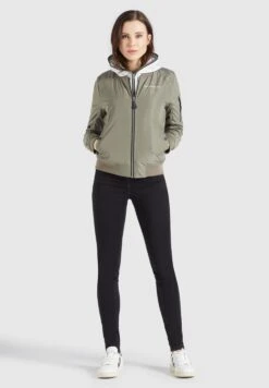 Khujo Winterjacken Winterjacke LARIFA Frauen Khaki -Khujo fbb97572ce724ab586835ec3af27ad43