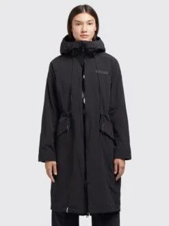 Khujo Übergangsmäntel Mantel Marnia2 Frauen Schwarz -Khujo fd2786aad1297eeee9330dae969fd5ab