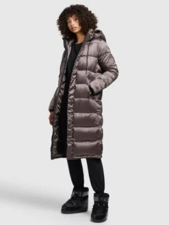 Khujo Wintermäntel Mantel Julina Frauen Taupe -Khujo fe0446afb6d3d4fc2b8e48a5e58e08d7