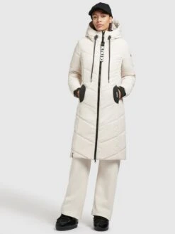 Khujo Wintermäntel Mantel Aribay 3 Frauen Offwhite -Khujo ff4905930541926c8748374b0e223c8f